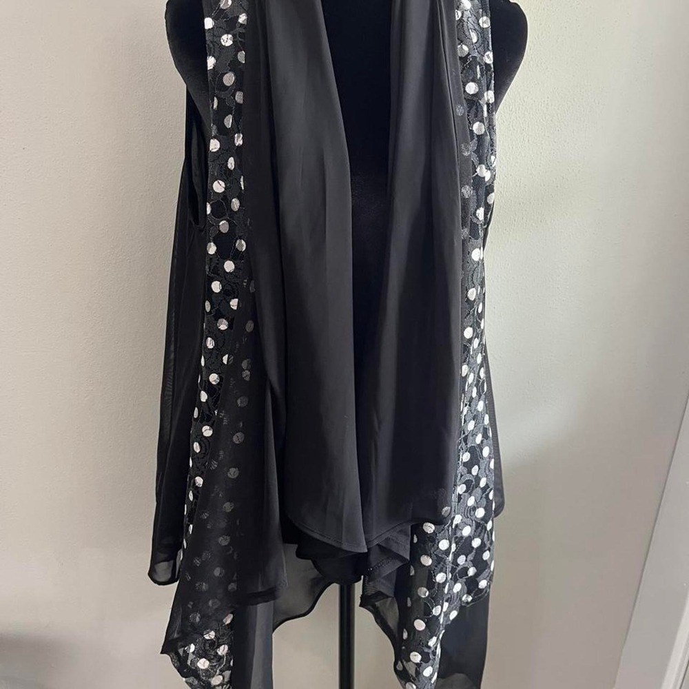 Polka Dot Sheer Vest
